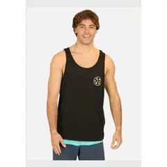 MAUI AND SONS - Polera SM Vintage Gradient Negro Hombre