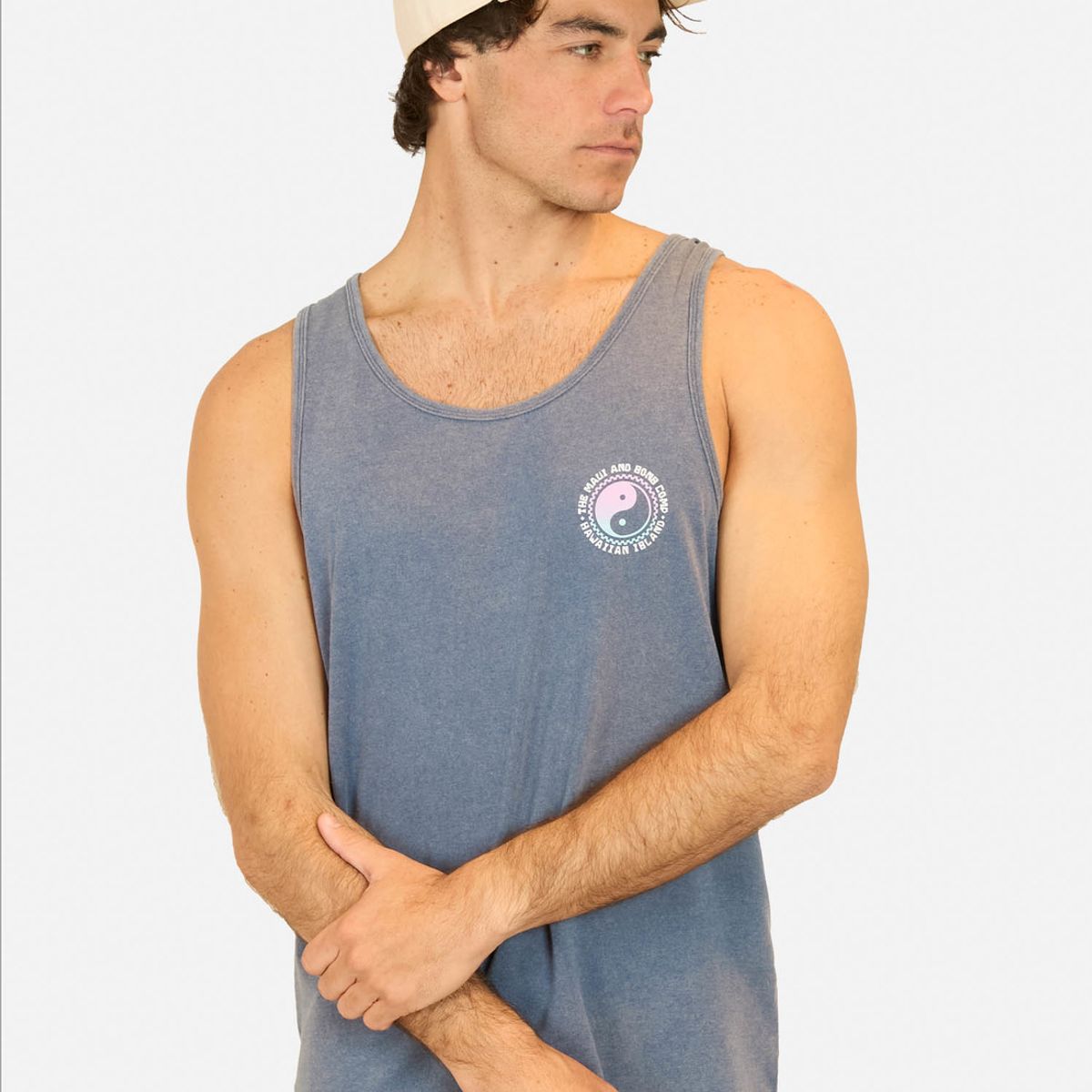 MAUI AND SONS - Polera SM Hawaiian Island Azul Hombre Maui And Sons