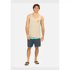 MAUI AND SONS - Polera SM Los Angeles Khaki Hombre