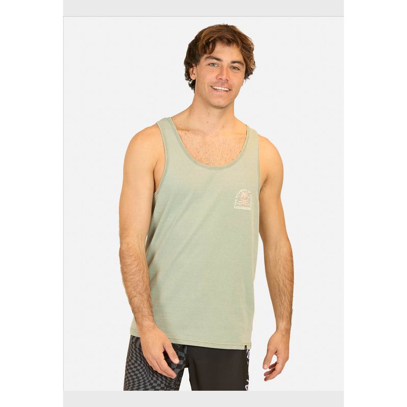 MAUI AND SONS - Polera SM Symbols Of Nature Verde Hombre Maui And Sons