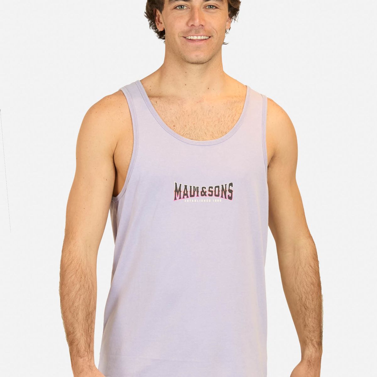 MAUI AND SONS - Polera SM Coastal Morado Hombre Maui And Sons