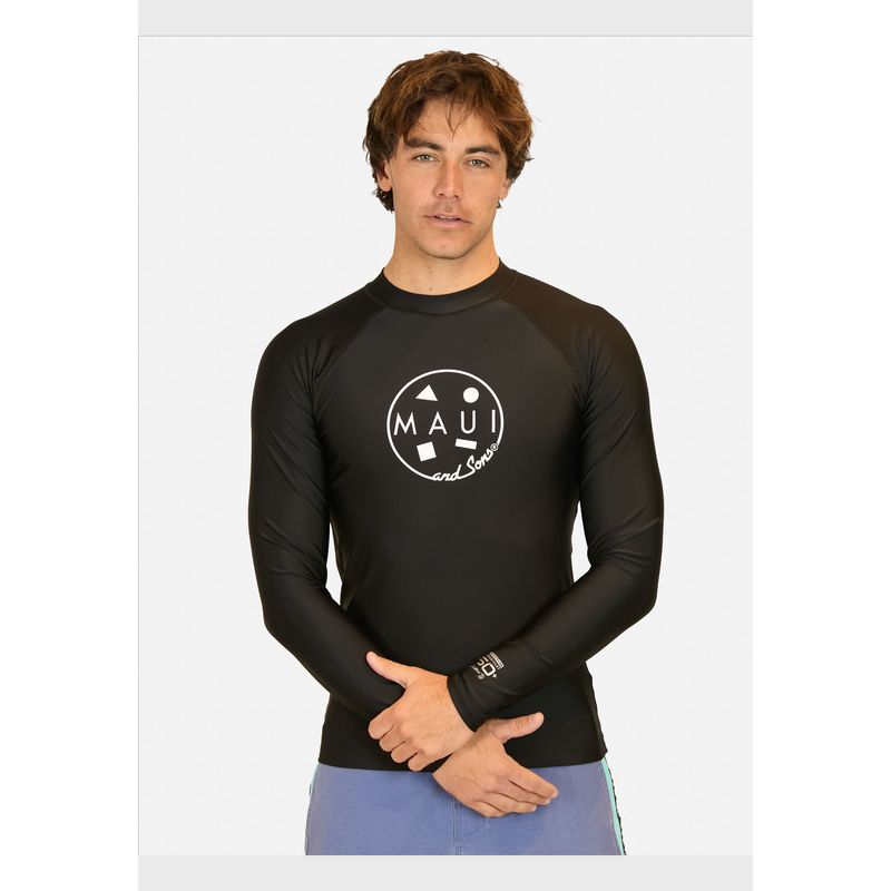 MAUI AND SONS - Polera UVP Metrogrove Negro Hombre Maui And Sons