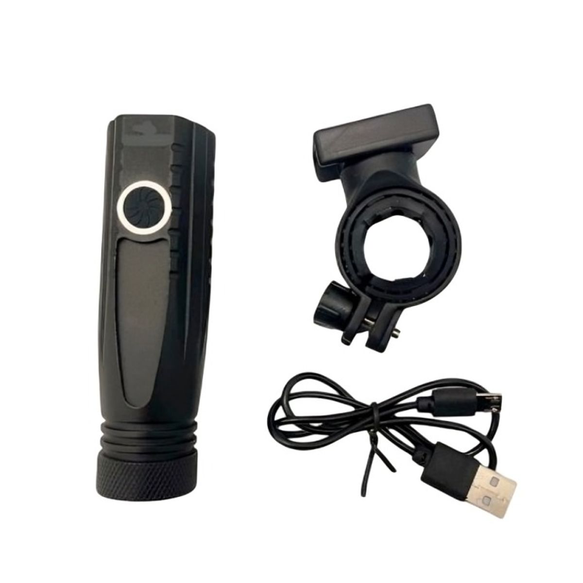 OEM - LUZ BICI DELANTERA 1 LED ALUMINIO MOD X-Q71 USB