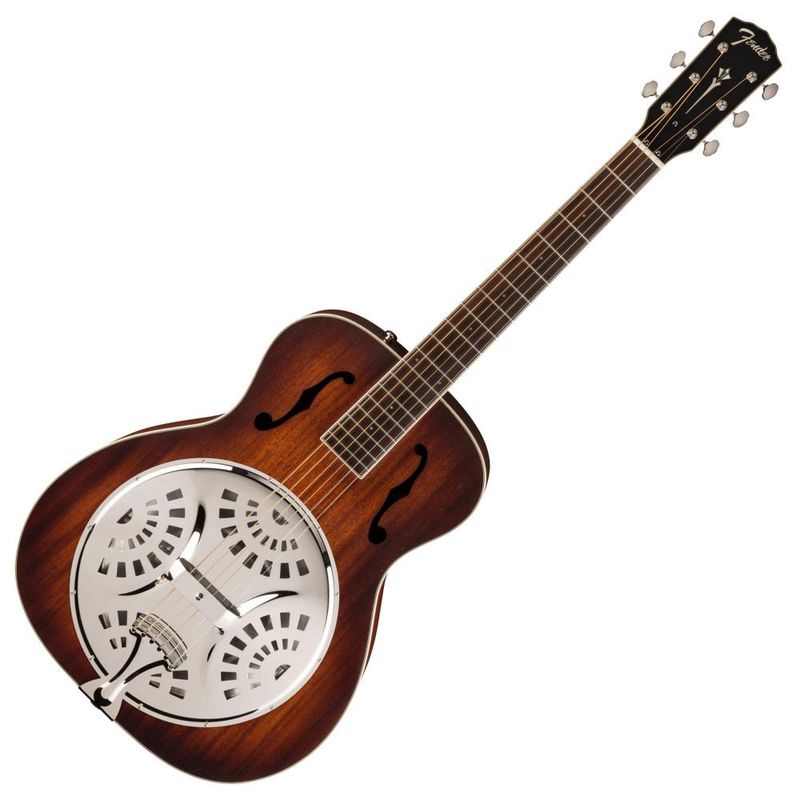 FENDER - Guitarra acústica Fender PR-180E Resonator Aged Cognac Burst