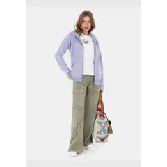 RIP CURL - Poleron FZ Lagoon Fullzipper Morado Mujer