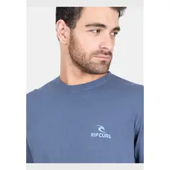 RIP CURL - Polera M/L Classic Ml Tees Azul Hombre