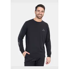 RIP CURL - Polera M/L Classic Ml Tees Negro Hombre