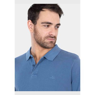 Imagen 2 del producto Polera M/C Faded Polo Pique Azul Hombre
