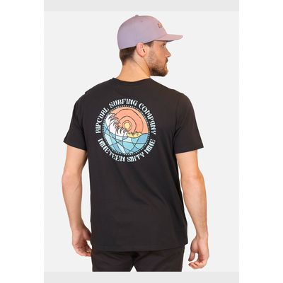 Imagen 2 del producto Polera M/C Stained Glass Wave Tee Negro Hombre
