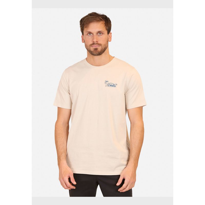 RIP CURL - Polera M/C Lost In Paradise Tee Beige Hombre Rip Curl