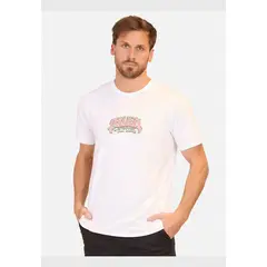 RIP CURL - Polera M/C Rj Skeleton Surf Tee Blanco Hombre