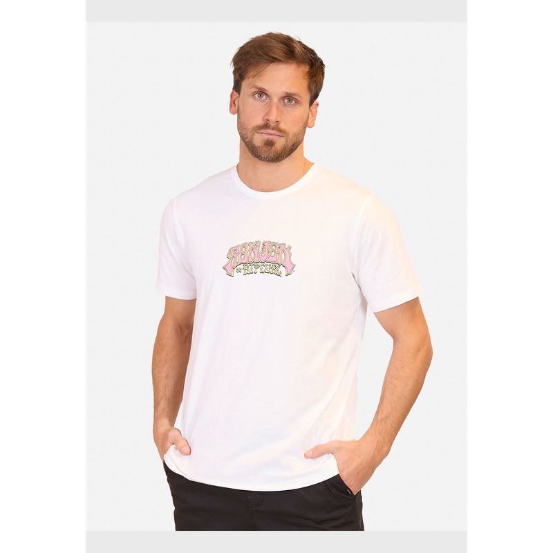 RIP CURL - Polera M/C Rj Skeleton Surf Tee Blanco Hombre Rip Curl