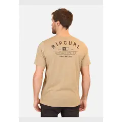 RIP CURL - Polera M/C Mfg Co. Tee Café Hombre