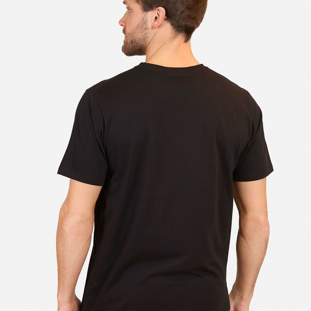 RIP CURL - Polera M/C Hana Original Rc Logo Tee Negro Hombre Rip Curl