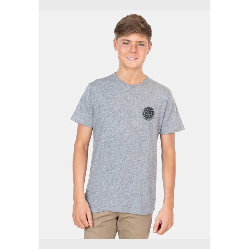 RIP CURL - Polera MC Sombra Gris Infantil Rip Curl