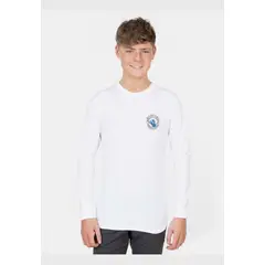 RIP CURL - Polera ML Surfing On The Wave Blanco Infantil