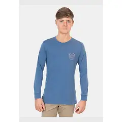 RIP CURL - Polera ML Tierra de Coral Azul Infantil