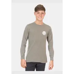 RIP CURL - Polera ML Coral Reef Verde Infantil