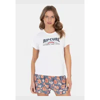 Polera MC Authentic Surf Blanco Mujer