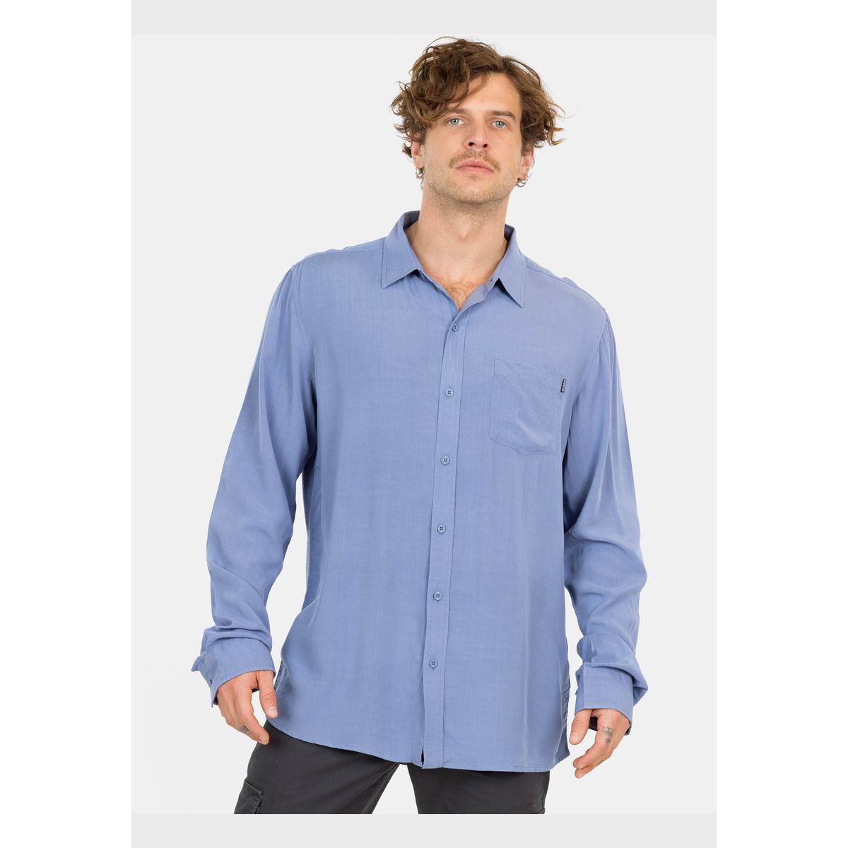 MAUI AND SONS - Camisa ML Sunset Shore Azul Hombre Maui And Sons