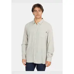 MAUI AND SONS - Camisa ML Sunset Shore Khaki Hombre