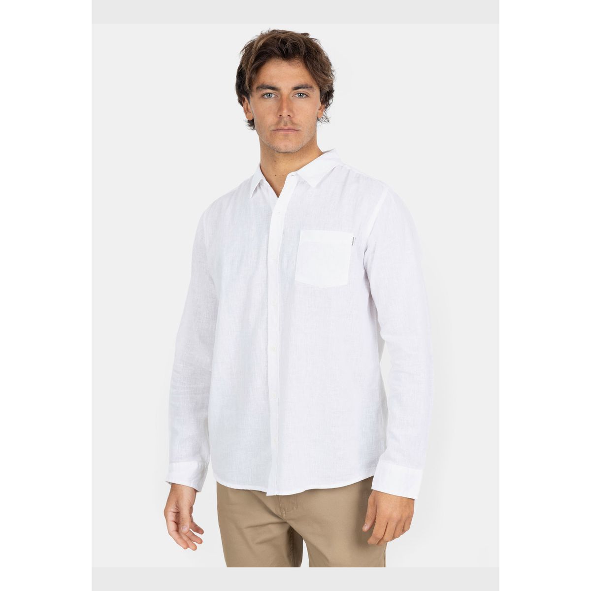 MAUI AND SONS - Camisa ML Aloha Blanco Hombre Maui And Sons
