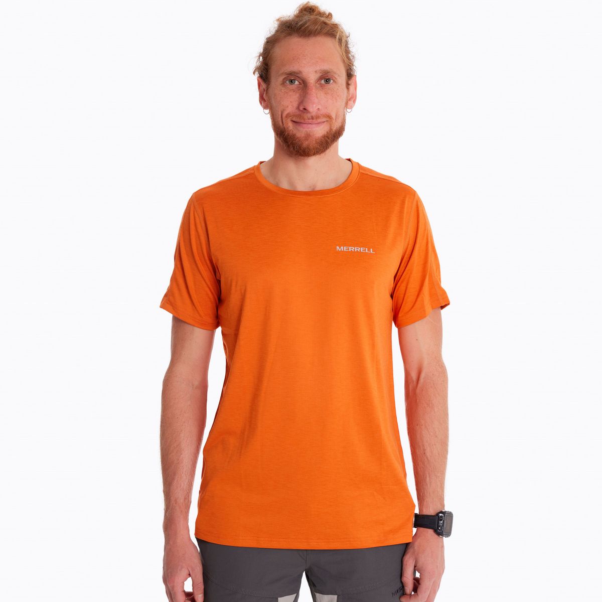 MERRELL - Polera Hombre Sport Blue Naranjo MERRELL