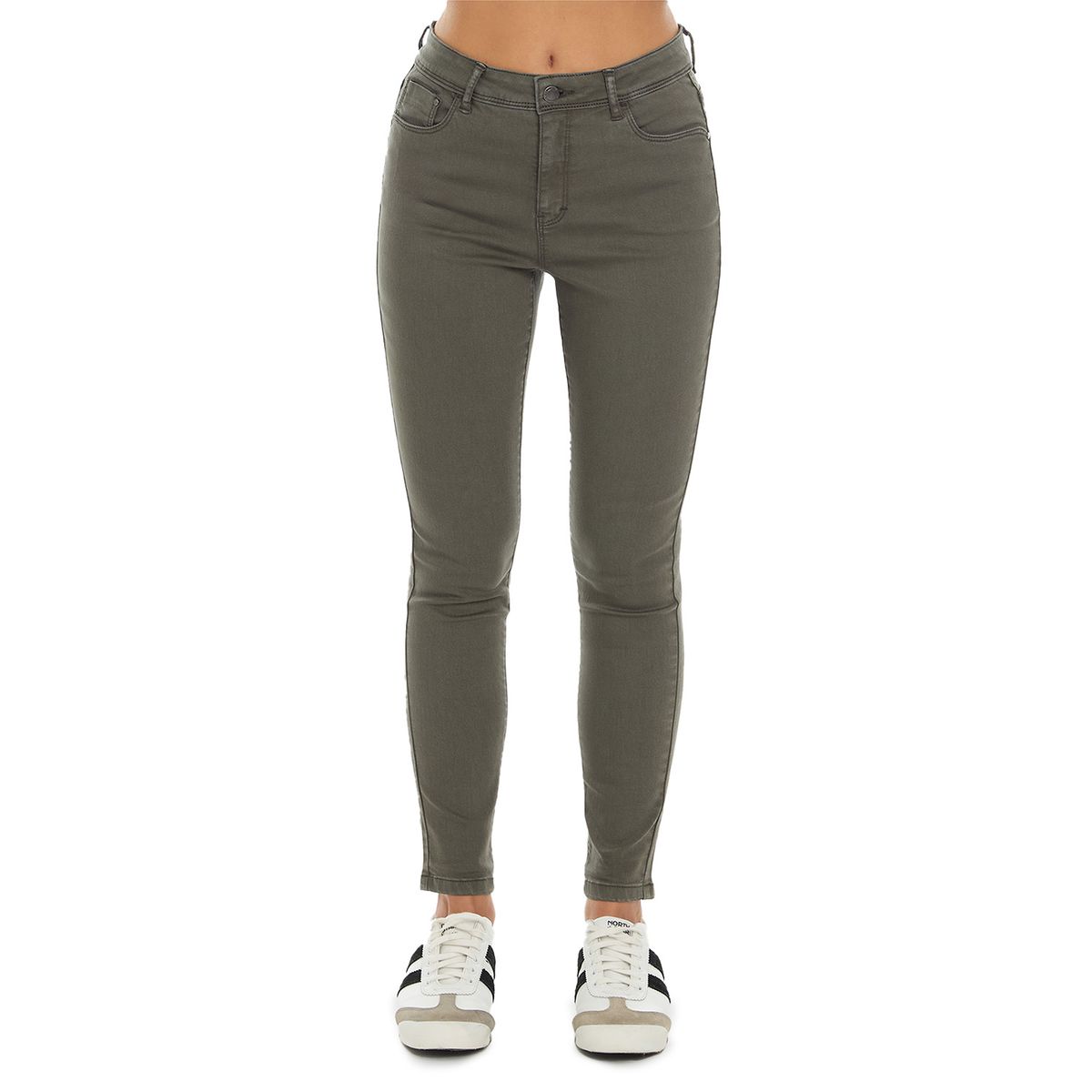 FASHION'S PARK - Jeans Mujer Emilia Verde Militar Fashion's Park