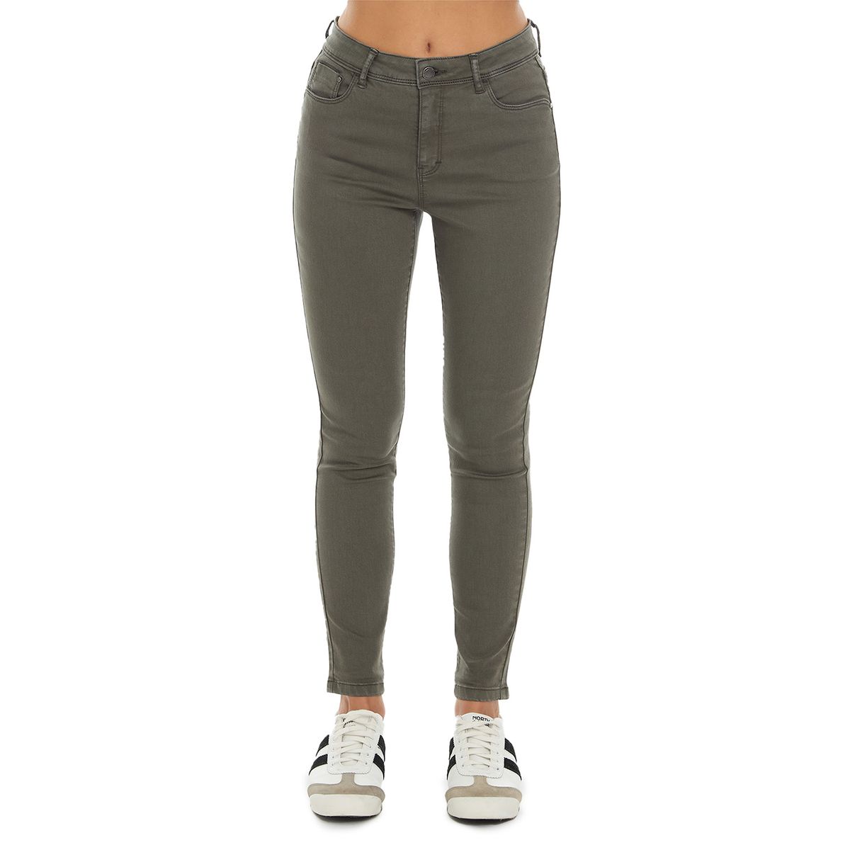 FASHION'S PARK - Jeans Mujer Emilia Verde Militar Fashion's Park