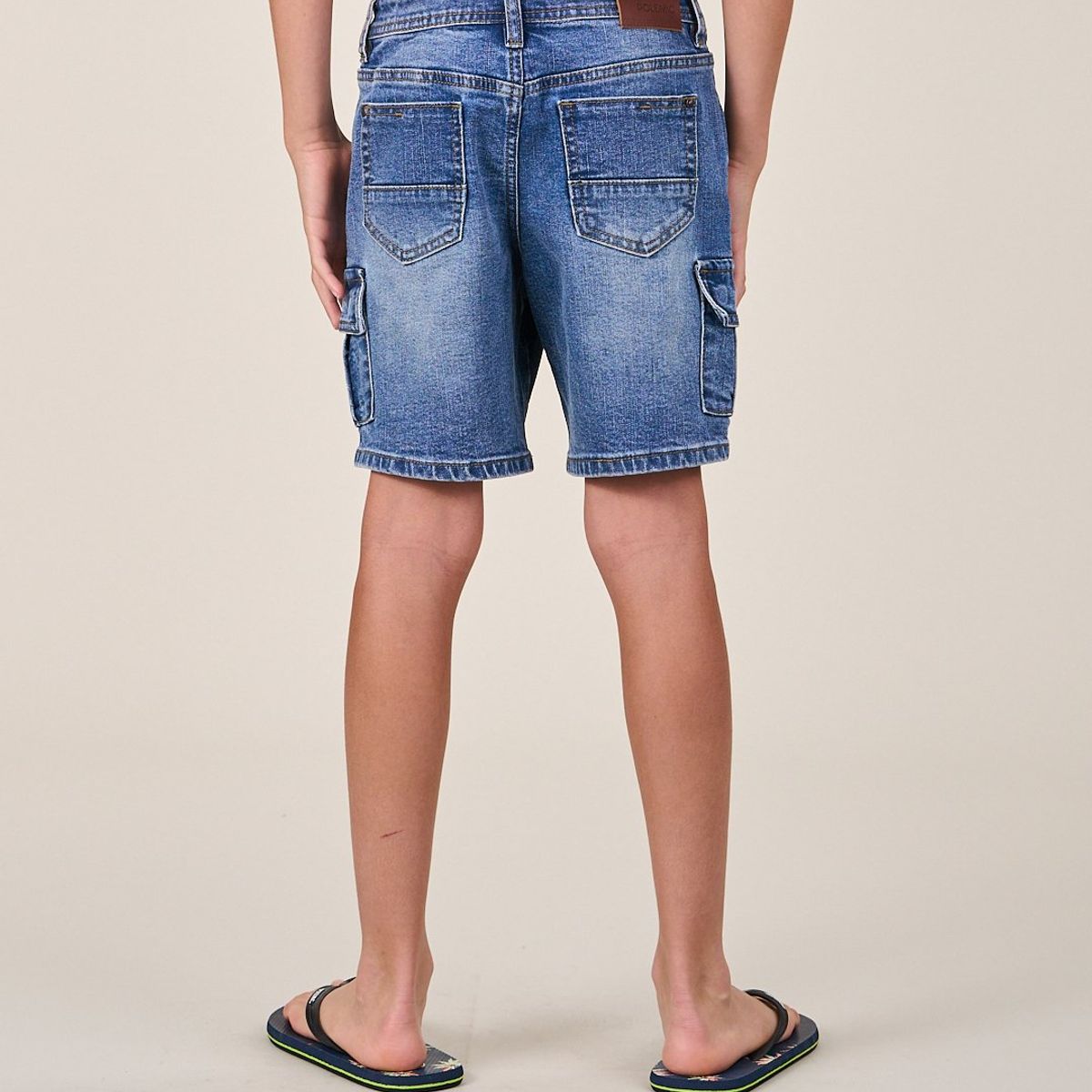 POLEMIC - Bermuda Denim procesado Relax VV319 - Polemic Kids