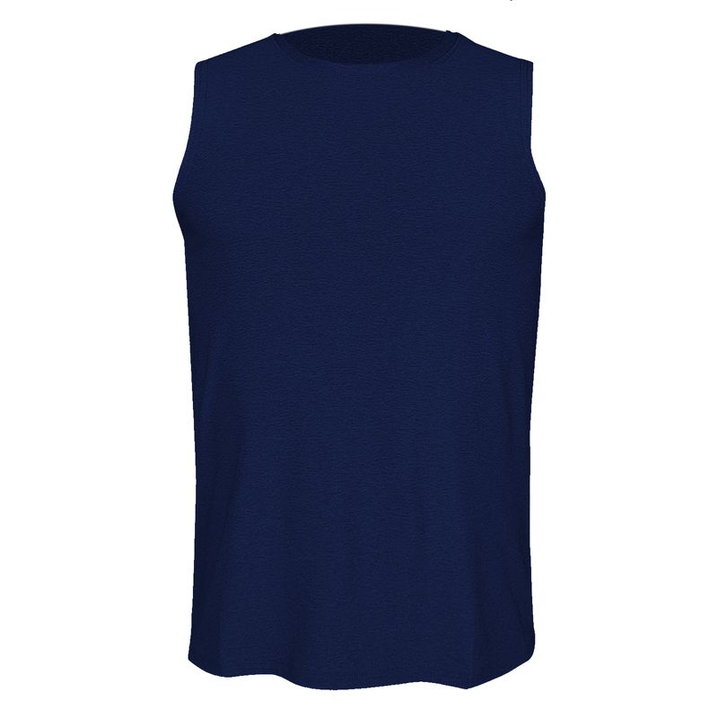 ANDESLAND OUTDOOR APPAREL - Camiseta Musculosa Dryfit Deportiva Holgada Azul Oscuro Hombre