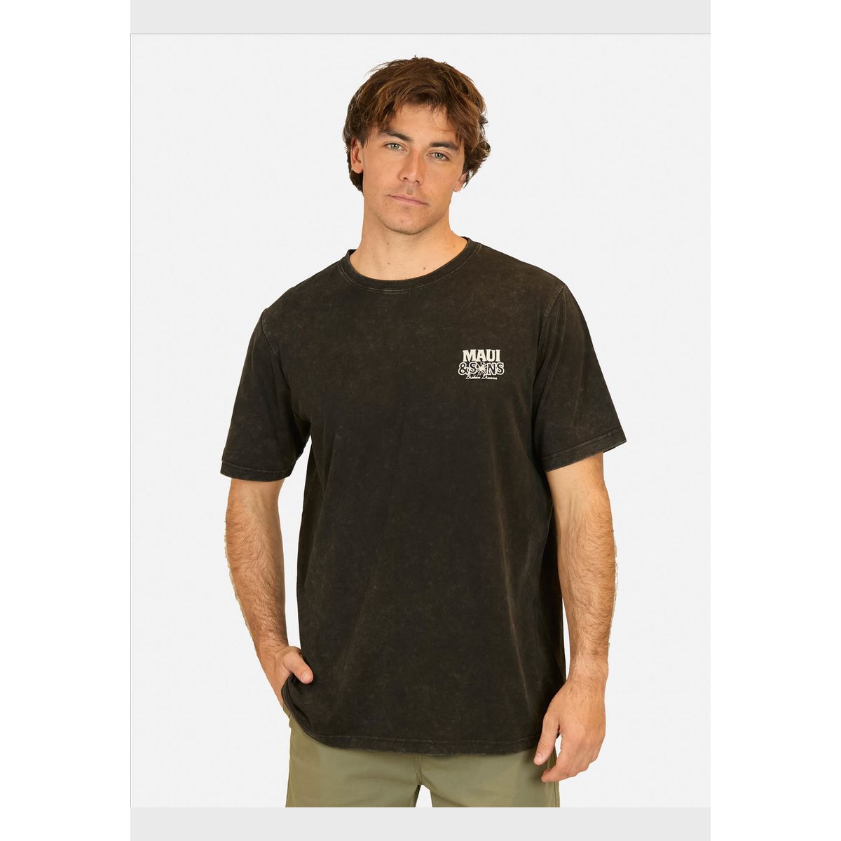 MAUI AND SONS - Polera MC Surf And Skate Cny Negro Hombre Maui And Sons