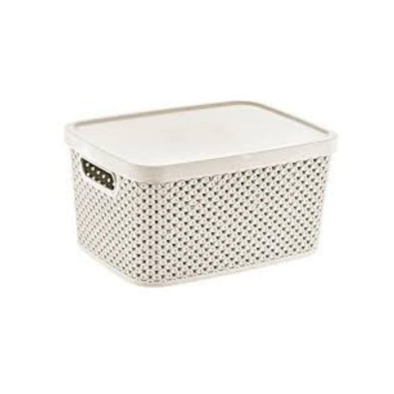 GENERICO - CAJA ORGANIZADORA CON TAPA PLÁSTICO LIBRE BPA 7 LT