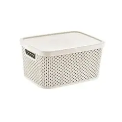 GENERICO - CAJA ORGANIZADORA CON TAPA PLÁSTICO LIBRE BPA 7 LT