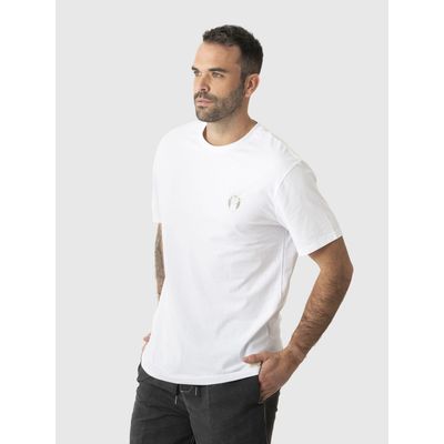 Imagen 2 del producto Polera Vegetal Reciclada Hombre Blanco