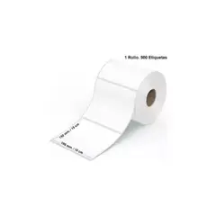 GENERICO - Rollo Etiqueta Autoadhesiva Termica Blanca 100x150mm X 500