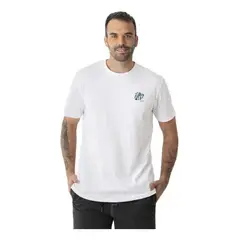 KIVUL - Polera Plantas Reciclada Hombre Blanco
