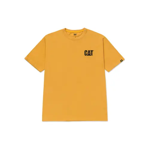 CAT - Polera Manga Corta Hombre Trademark Tee Amarillo