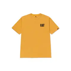 CAT - Polera Manga Corta Hombre Trademark Tee Amarillo