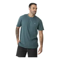 KIVUL - Polera Postales Reciclada Hombre Verde