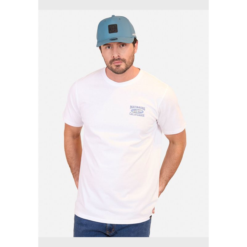 MAUI AND SONS - Polera MC Cal Mu Blanco Hombre Maui And Sons