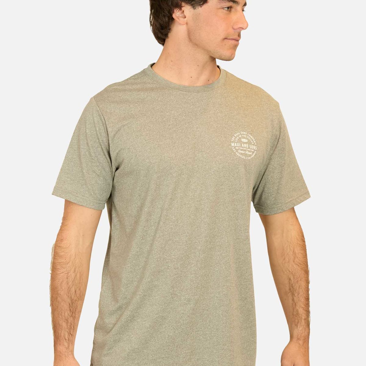 MAUI AND SONS - Polera MC Paise Cy Verde Hombre Maui And Sons