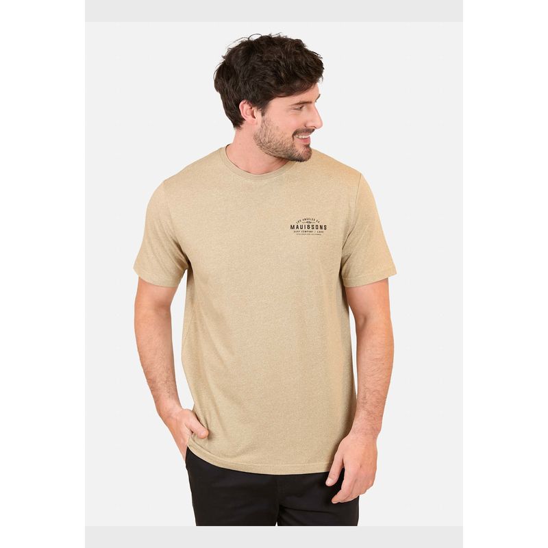 MAUI AND SONS - Polera MC Retro Swell Café Hombre Maui And Sons