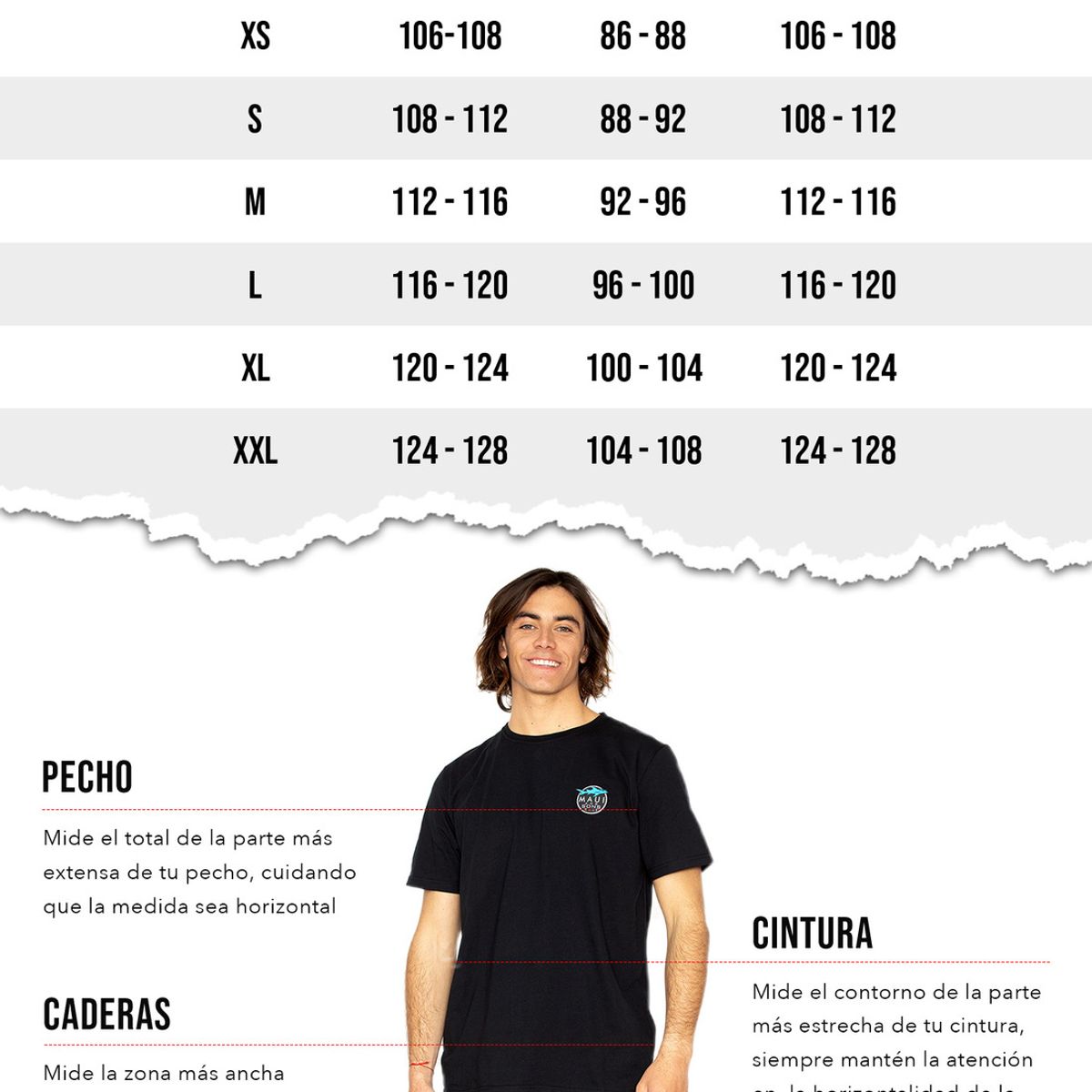 MAUI AND SONS - Polera MC Surf Company Azul Hombre Maui And Sons