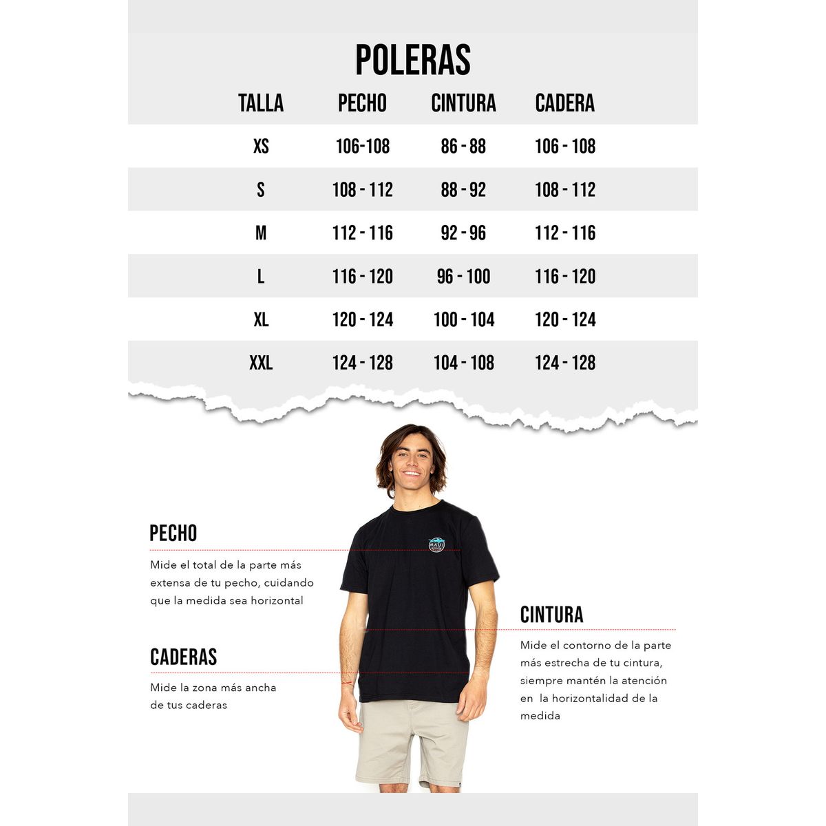 MAUI AND SONS - Polera MC Surf Company Azul Hombre Maui And Sons