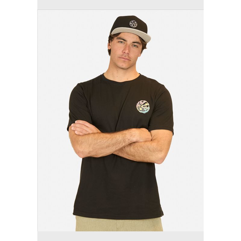 MAUI AND SONS - Polera MC Sunset Negro Hombre Maui And Sons