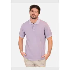 MAUI AND SONS - Polera MC Pique Diry Dye Morado Hombre