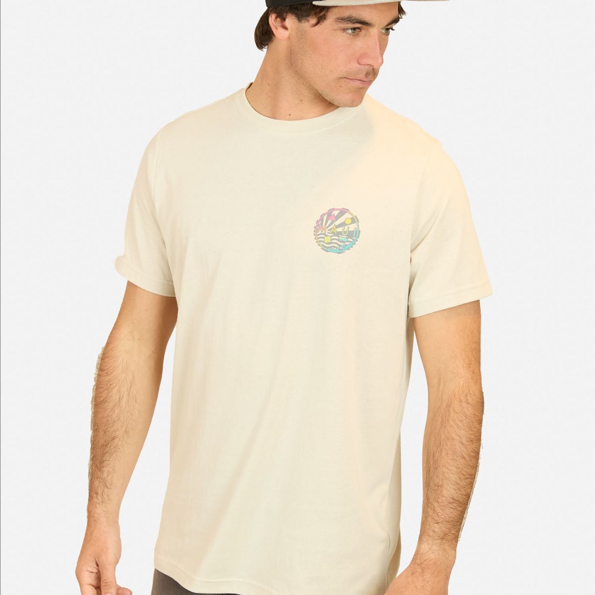 MAUI AND SONS - Polera MC Sunset Beige Hombre Maui And Sons