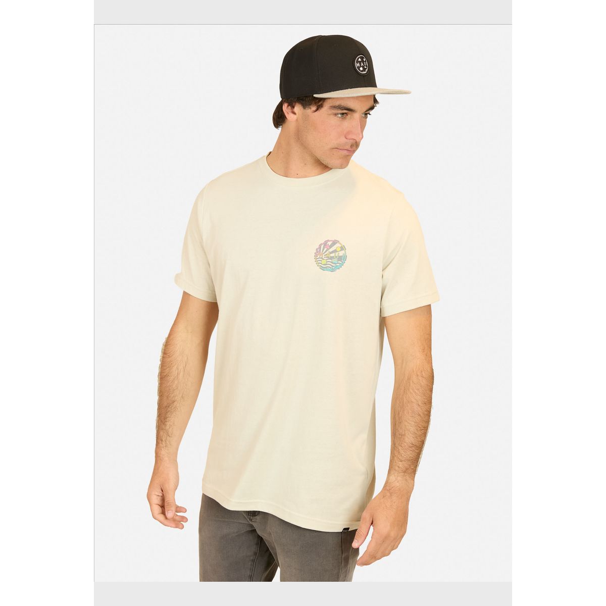 MAUI AND SONS - Polera MC Sunset Beige Hombre Maui And Sons