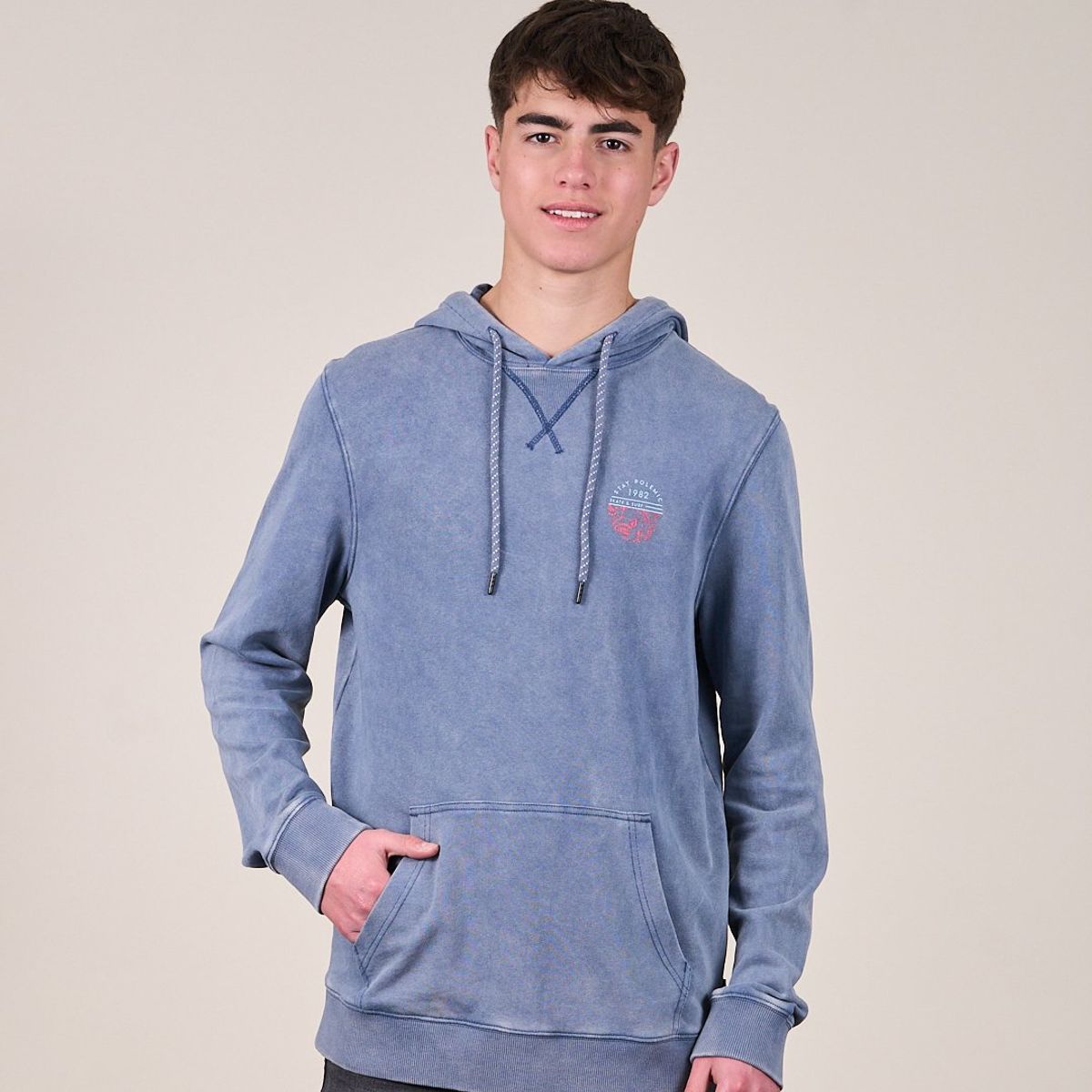 POLEMIC - Poleron procesado tipo canguro VV7397 - Polemic